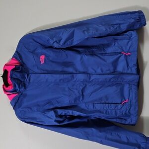 The North Face Hyvent Women's Rain Weather  Jacket Blue & Pink Size S/P #1026